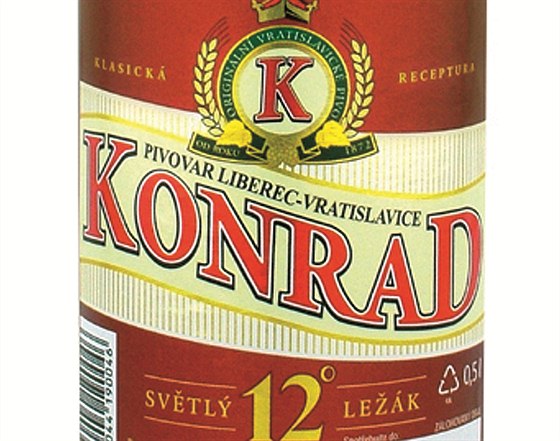 Etiketa světově úspěšné dvanáctky Konrad.