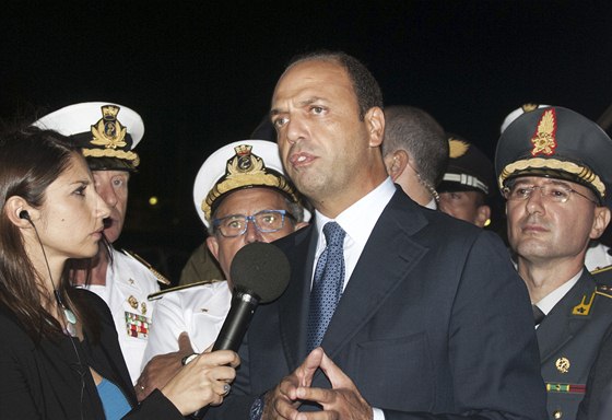 Italský ministr vnitra Angelino Alfano (3. íjna 2013)
