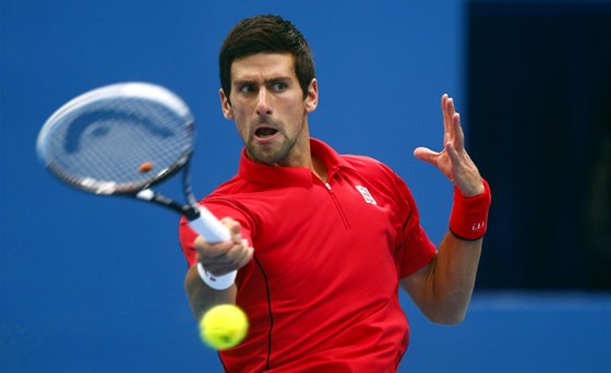 Novak Djokovi na turnaji v Pekingu. 