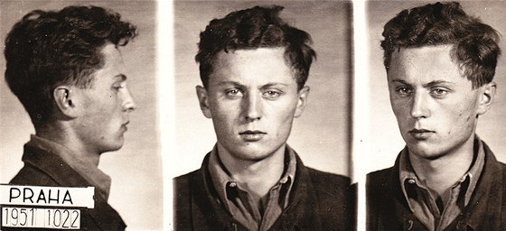 Ctirad Mašín na snímku z roku 1951, kdy byl zatčen. Bylo mu jedenadvacet let....