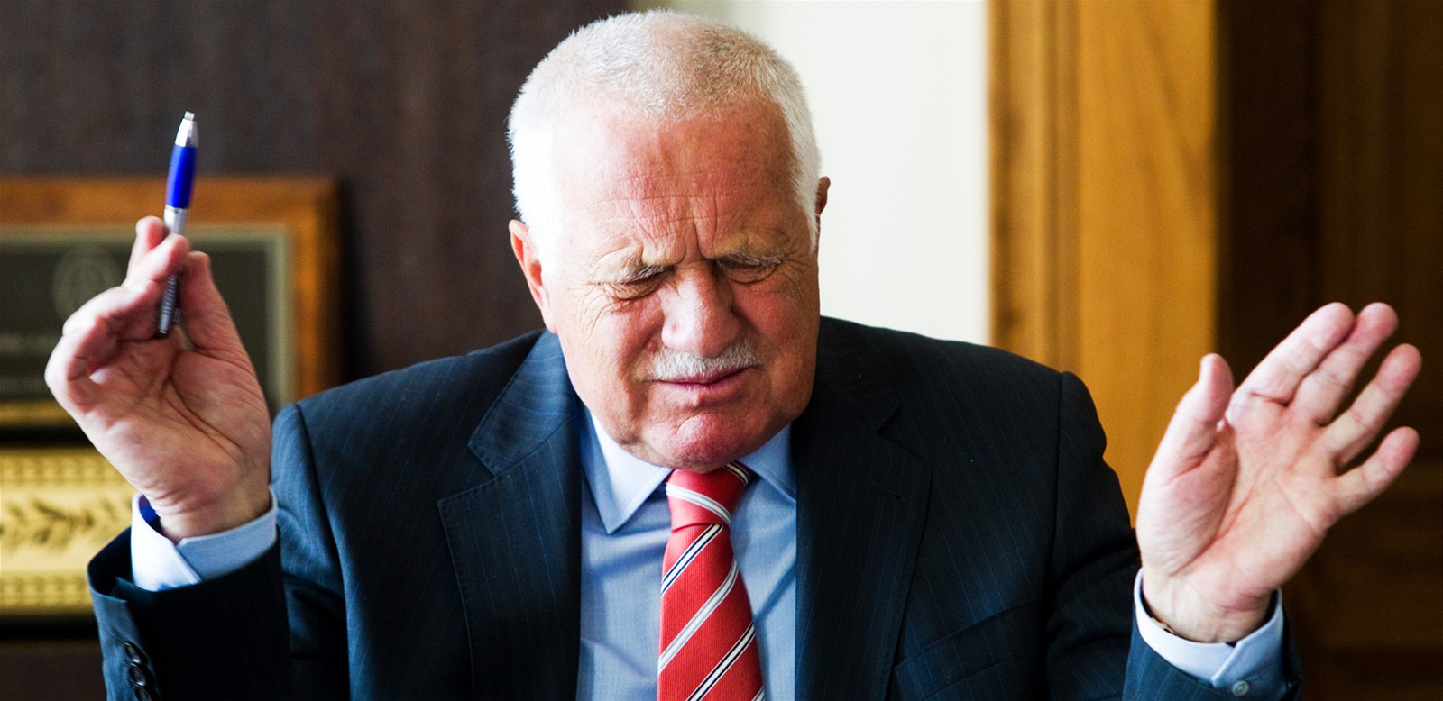 Exprezident Václav Klaus vyzývá k opu�t�ní Evropské unie.