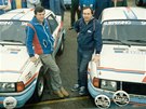 John Haugland a �koda 130 LR v roce 1986