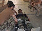 Kurz první pomoci pro afghánské vojáky ve Vardaku