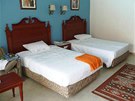 Hotelov pokoj v egyptskm letovisku Hurghada, ve kterm byly nalezeny mrtv...