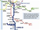 Stávající varianta poítá s tím, e se metro rozdlí ve stanici Pankrác a