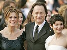 Cannes 2006 - Tom Hanks s manelkou Ritou Wilsonovou (vlevo) a herekou Audrey...
