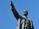 Socha bolevického vdce V. I. Lenina se najde v mnoha bloruských mstech,...