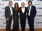 Michael Fassbender, Penélope Cruzová, Ridley Scott a Javier Bardem na premiée...