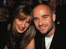 Bývalí manelé Brooke Shieldsová a Andre Agassi (8. listopadu 1997)
