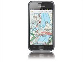 Aplikace PhoneMaps na mobilním telefonu s OS Android