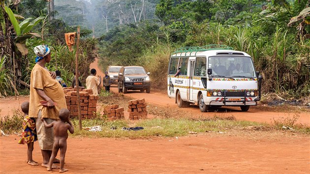 Vyvrcholenm dosavadnho psoben prask zoo v Africe je projekt Toulav autobus, jeho patronem je fotbalista Karel Poborsk. V rmci projektu voz dti z odlehlch pralesnch oblast Kamerunu do zchrannch stanic pro primty. Zde  asto poprv v ivot  poznaj gorily jako fascinujc iv tvory, ne jen jako maso na tali. 