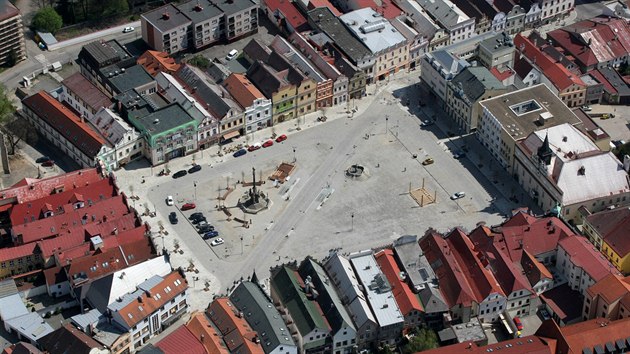 Havlíčkovo náměstí v centru Havlíčkova Brodu.