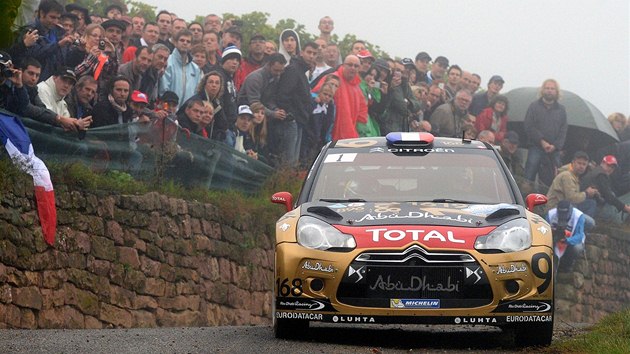 Sbastian Loeb pi Francouzsk rallye