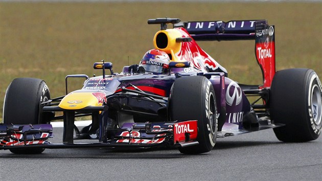 Sebastian Vettel ze stje Red Bull v kvalifikaci Celk ceny Koreje.