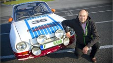 Norský závodník John Haugland s vozem �koda 130 RS z roku 1977