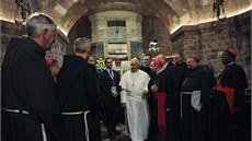 Návtva papee Frantika v Assisi