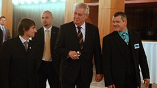 Prezident Milo Zeman v Hradci Králové na Galaveeru Dn pro Izrael