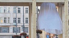 Odhalení dvou zvonů Marie a Jana Nepomuckého na plzeňském náměstí Republiky...