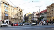 Americká t�ída v Plzni.