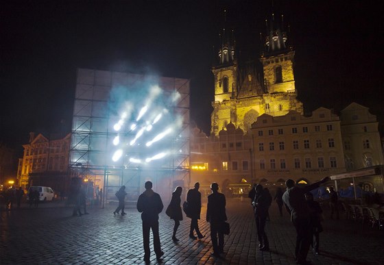 Píprava na festival svtla Signal