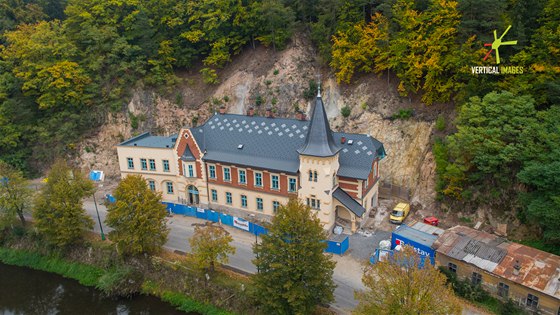 Stení a venkovní plá domu Stallburg u je kompletn hotový, nyní stavbai