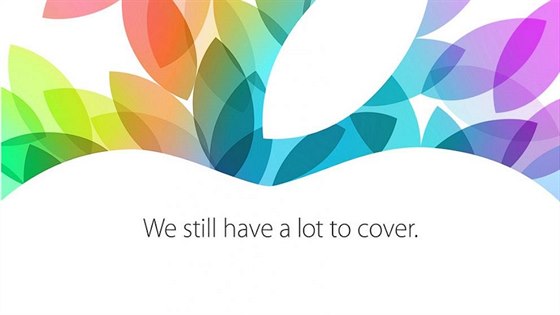 Apple zve na uvedení nových produkt 22. íjna 2013