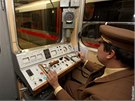 ízení soupravy metra Es pi oslav 35. výroí provozu metra v Praze