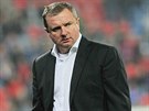 ROZAROVAN. Plzesk trenr Pavel Vrba po remze 1:1 se Slavi moc dvod ke...