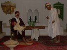 Výjev z muzea tuniských tradic v Guellale. Obízka se dodnes provádí u chlapc,...