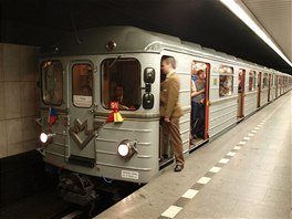 Nejstarí souprava praského metra