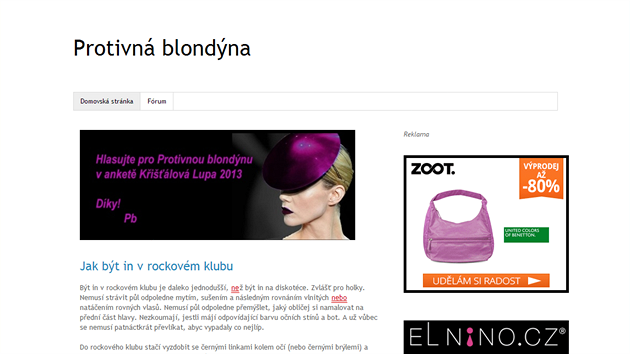 Protivn blondna