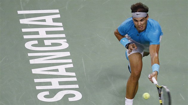 Rafael Nadal v semifinle turnaje v anghaji.