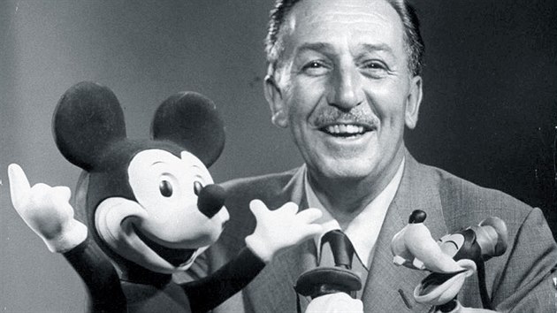 Walt Disney se svou nejznmj postavikou