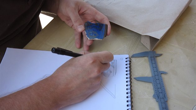 Tdn nalezen keramiky z oblasti Mahmur Al-Kadima
