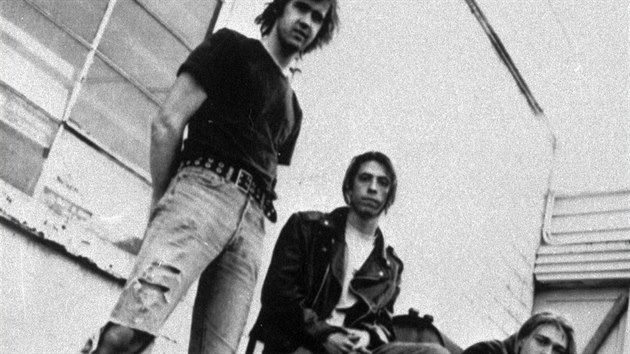 Kapela Nirvana - Krist Novoselic, David Grohl a Kurt Cobain (1991)
