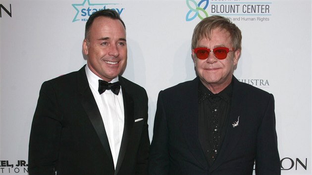 David Furnish a Elton John (15. jna 2013)