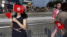 íntí turisté v  Hongkongu (10. íjna 2013)