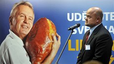 �ivnostník roku na Vyso�in� Stanislav Je�ek p�i slavnostním vyhlá�ení výsledk�...