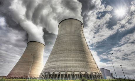 Jaderná elektrárna. Ilustraní snímek.