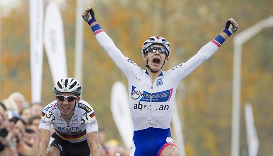 Nizozemský cyklokrosa Lars van der Haar ovládl závod Svtového poháru