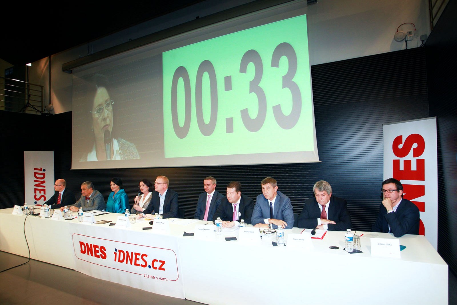 P�edvolební debata lídr� stran, kterou v pra�ské NTK po�ádá MF DNES a iDNES.cz....