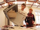 Pedasné volby na jihu Moravy. Sítání hlas ve Slavkov u Brna