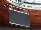 Na stadionu v Edenu jsou dv velkoploné obrazovky.