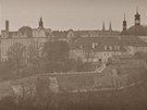 Fotku jsem poídila v listopadu roku 2012 v Praze z Vyehradu v dob, kdy byla