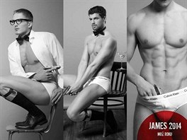 Finalisté soutěže Muž roku 2013 nafotili kalendář James 2014