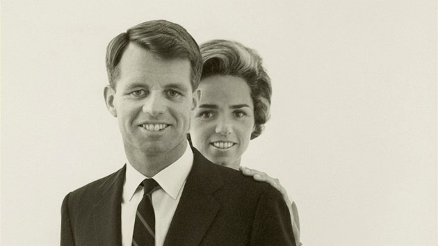 Bobby Kennedy s manelkou Ethel