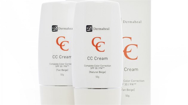 Dermaheal nabz CC krm ve dvou odstnech - Natural Beige a Tan Beige.