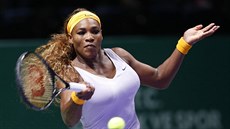 FAVORITKA. Serena Williamsová zahájila Turnaj mistry zápasem proti Angelique...