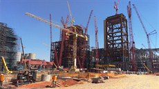 Uhelná elektrárna v jihoafrické Kusile.