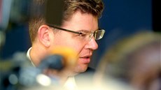 Jií Pospíil sledoval výsledky parlamentních voleb ve tábu ODS v Plzni. (26....